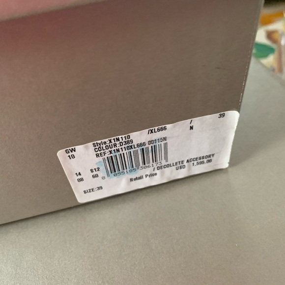 Giorgio Armani Velvet Lace-up Boots Size 39 dark grey velvet - Picture 7 of 12